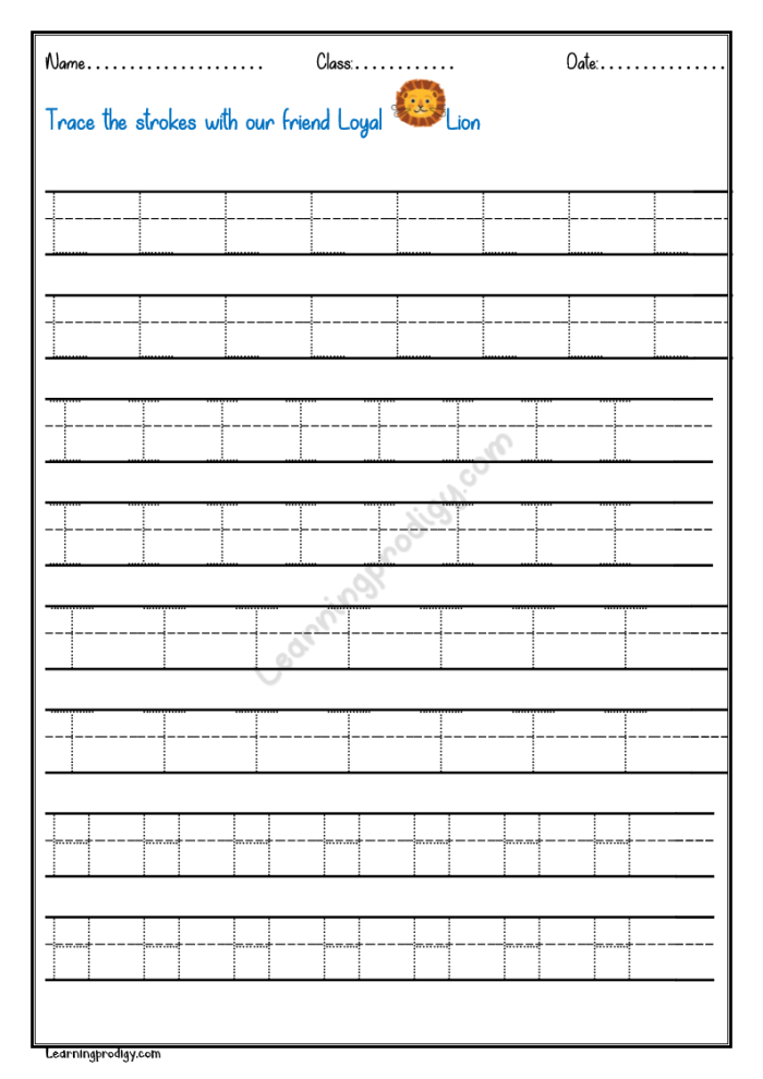 Fun with Horizontals worksheet for Pre-K children to engage in line tracing activities Line tracing worksheet featuring horizontal lines for preschoolers to enhance fine motor skills