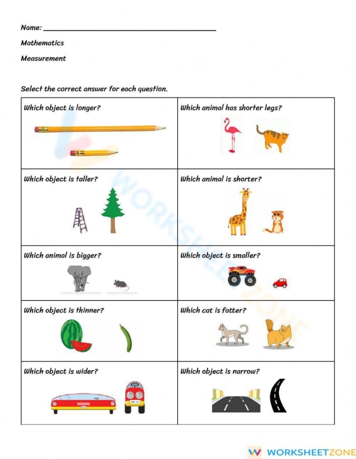 Linear Measurement Multiplication Practice Worksheet 16 Fourth grade math worksheet featuring multiplication problems and a linear measurement conversion chart for students