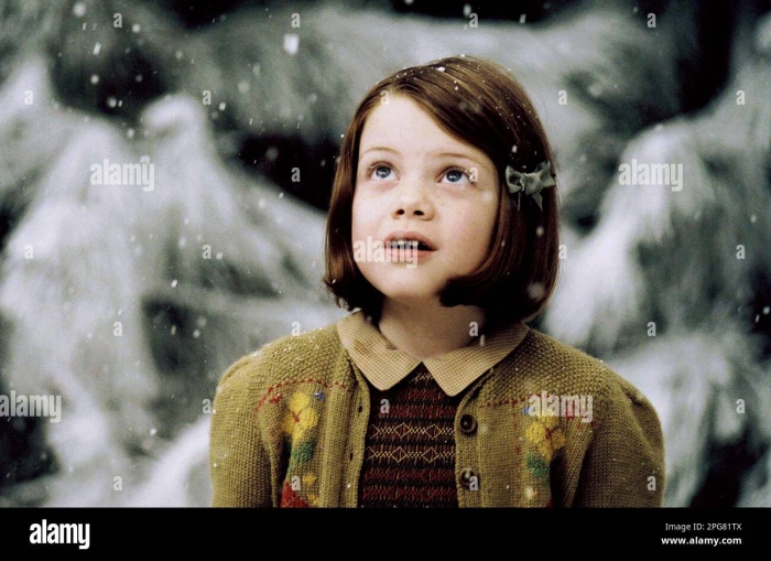 Sixth grade worksheet page showing character analysis questions about The Lion the Witch and the Wardrobe with an excerpt from the classic novel