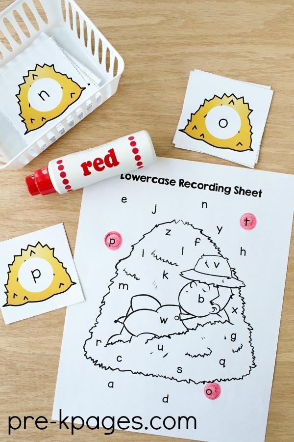 Engaging reading comprehension activity based on a classic Mother Goose tale Little Boy Blue worksheet for kindergarten students focusing on fractions
