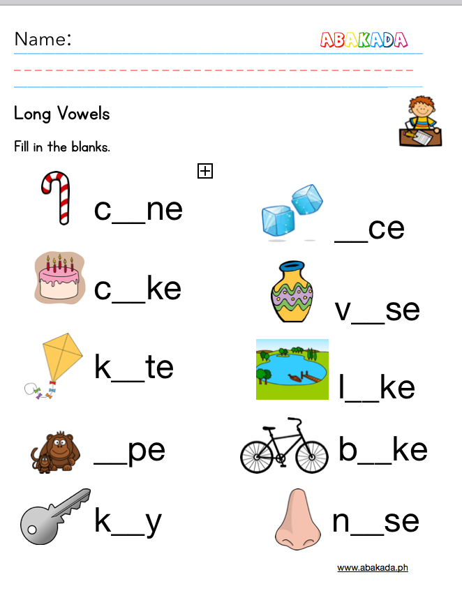 First grade phonics worksheet focusing on long A words with ai spelling patterns