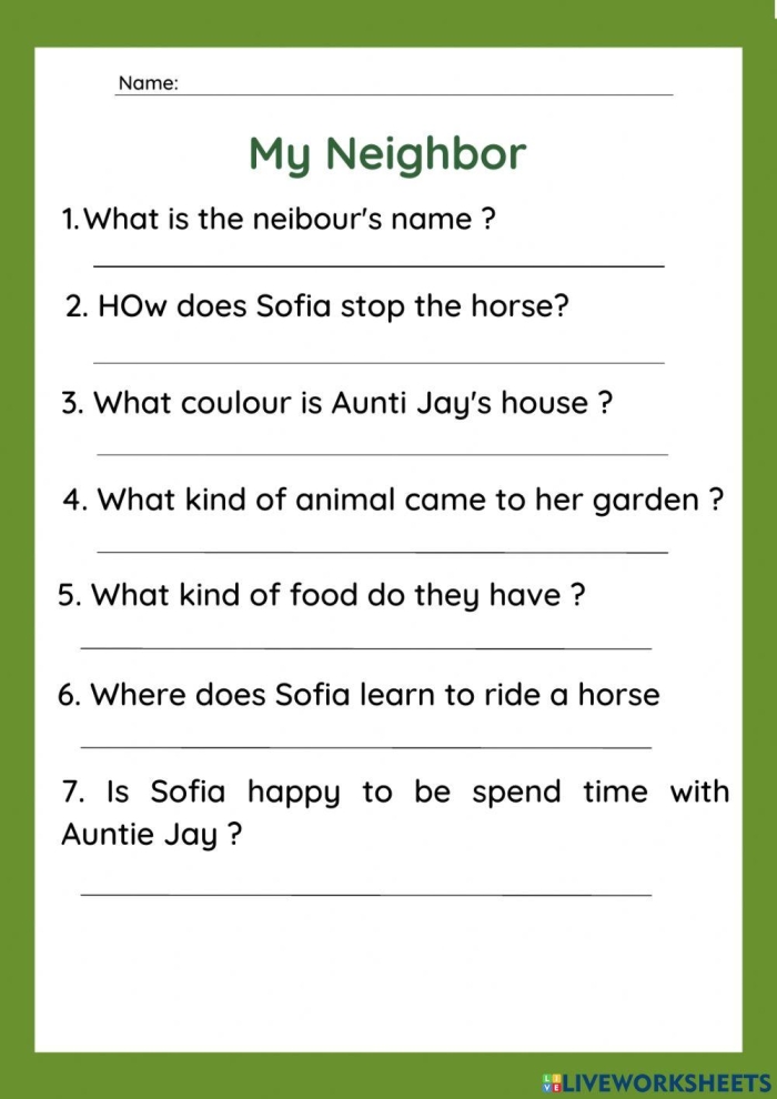 Children working on a Long A Sound worksheet for second graders