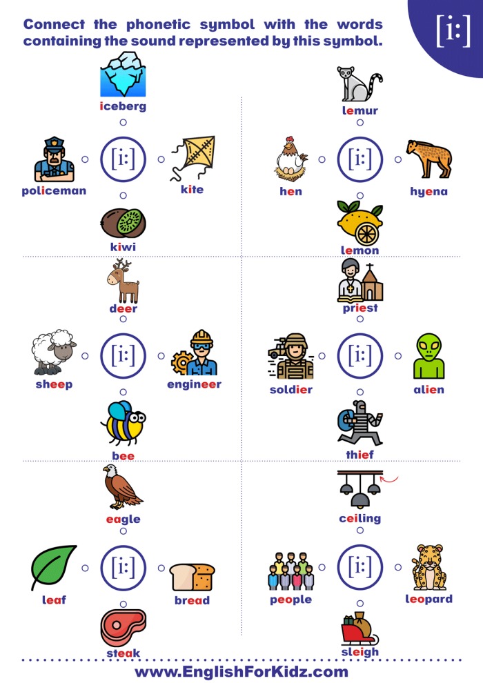 Second grade long e sound fill in the blank worksheet number twelve