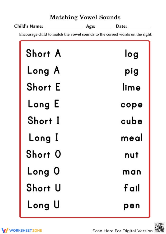 A first grade worksheet for coloring pictures with the long e vowel sound
