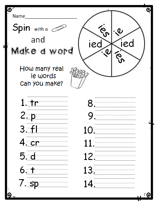 Long I Phonics Worksheet for First Grade 17 First grade student completing a long i sound phonics worksheet with sentence practice