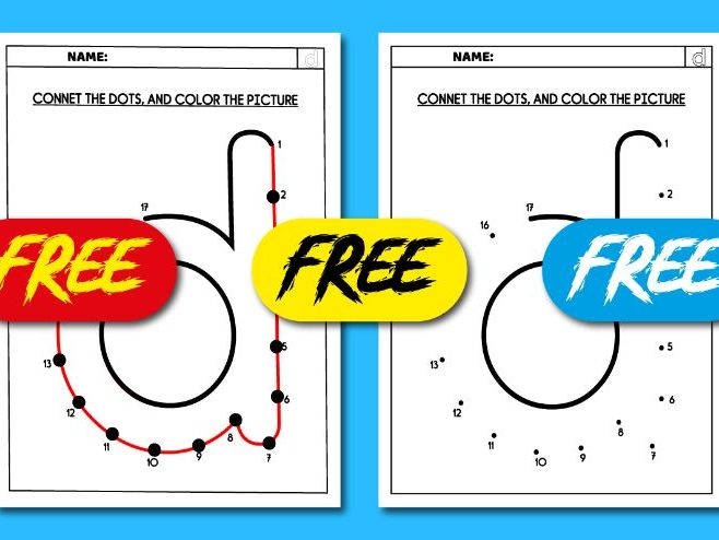 Connect the Dots Lowercase Letters Worksheet 9 Pre-K student worksheet for practicing lowercase letters through a connect the dots alphabet activity