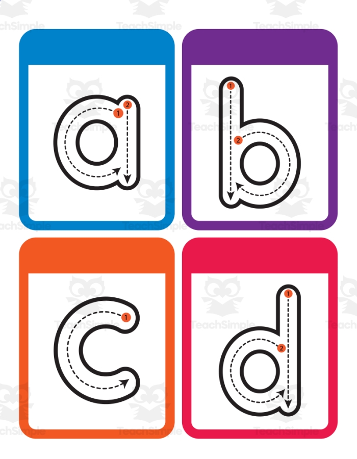 Pre-K Lowercase Alphabet Flash Cards Worksheet Number 20 Lowercase alphabet flash cards worksheet for pre-k letter recognition practice