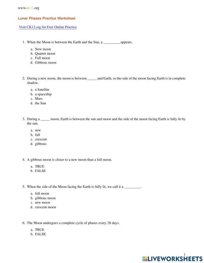 Lunar Eclipses Worksheet Page 24 Earth and Space Science Activity Sixth grade earth science worksheet explaining the mechanics and timing of lunar eclipses