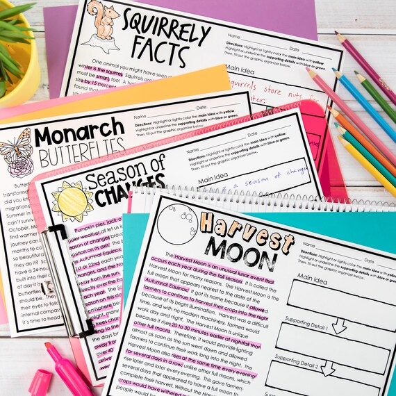 Third grade reading comprehension worksheet featuring facts about viceroy and buckeye butterfly defense mechanisms