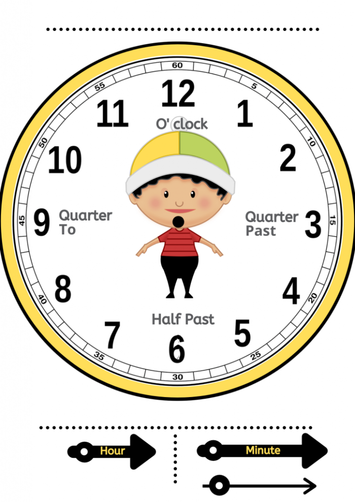 Reading worksheet for First Grade Colorful worksheet for first graders to design and color their own clock. Engaging 'Make a Clock' activity for young learners.