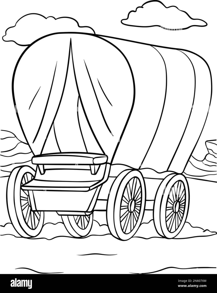 Geometry worksheet for Second Grade Colorful worksheet for building a paper covered wagon, perfect for second graders learning geometry. Make a Covered Wagon! engaging printable project for young explorers.