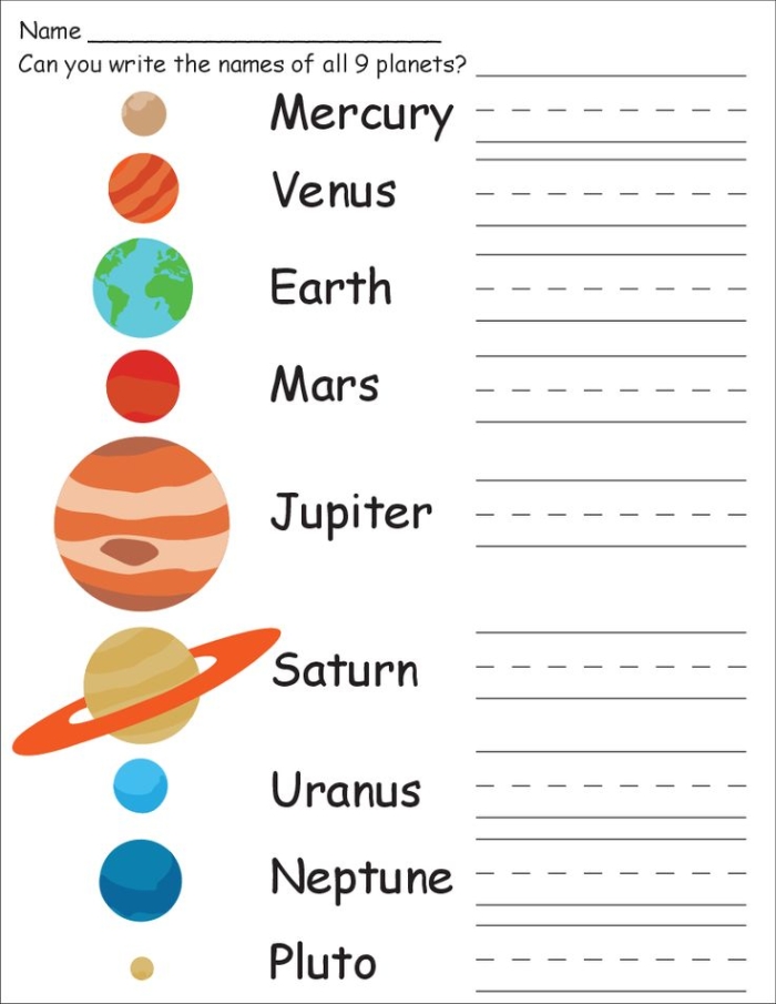 Numbers and Counting worksheet for Third Grade A colorful worksheet for third graders to create and design their own planet, focusing on numbers and counting. Fun and engaging activity for children to explore creativity and science.