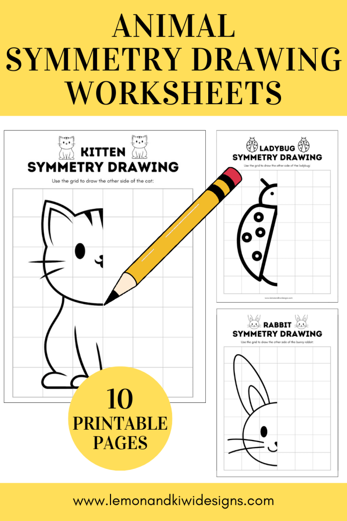 Colorful butterfly symmetry worksheet for first graders to practice matching shapes and patterns