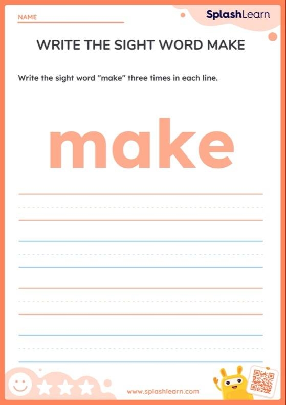 Pre-K student engaged in a creative sight word art activity worksheet for learning time and money concepts