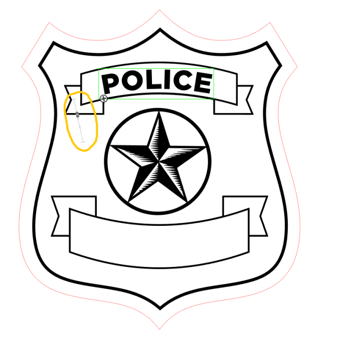 Printable police badge worksheet for kindergarten students to learn about community helpers. Make Your Own Police Badge activity for young learners to engage with the role of police officers.