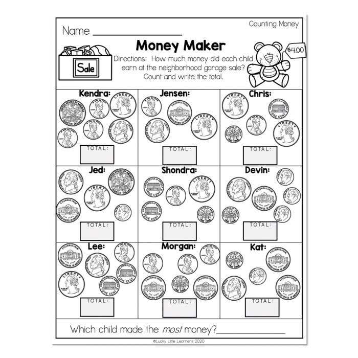Practice math skills with this engaging worksheet on making change for pretend play Worksheet for making change in a stationery math activity for second graders