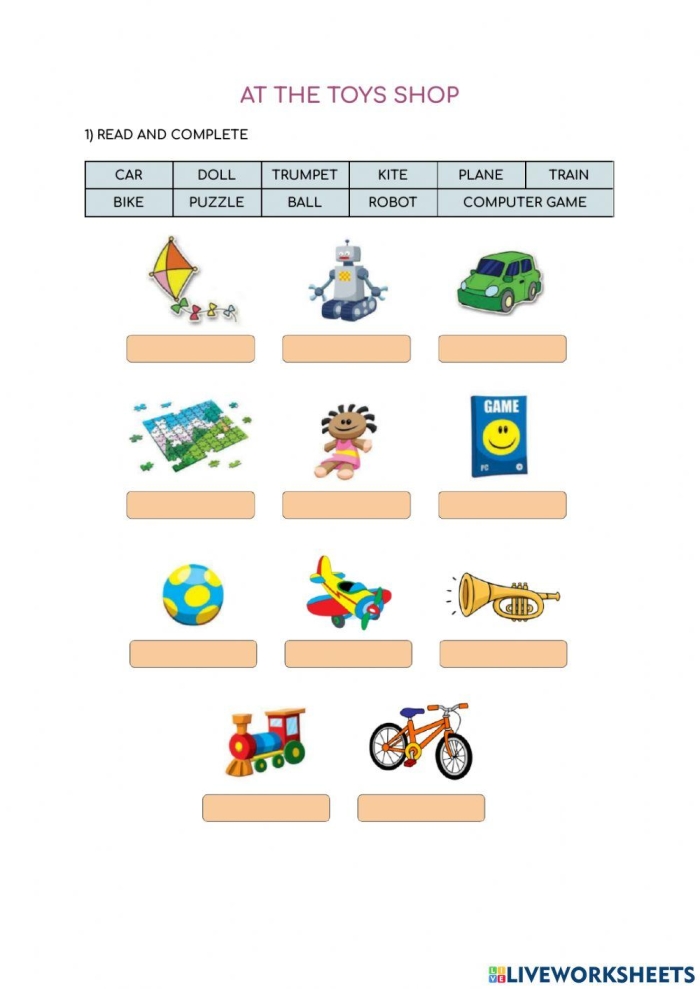 Kids engaging with the Making Change at the Toy Store worksheet, solving money problems. Fun math activity for second graders focused on counting and making change.