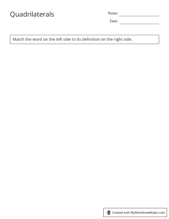 Engaging Making Quadrilaterals worksheet for Pre-K learners Worksheet featuring a fun activity for kids to create quadrilaterals using dots