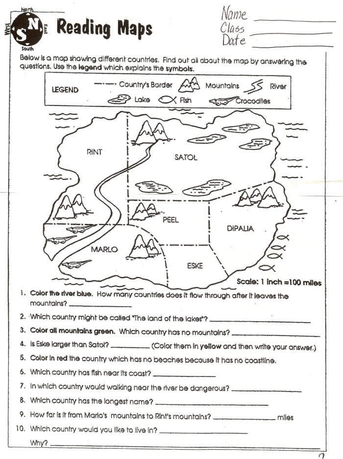 Map to School worksheet for kindergarten students focusing on numbers and counting