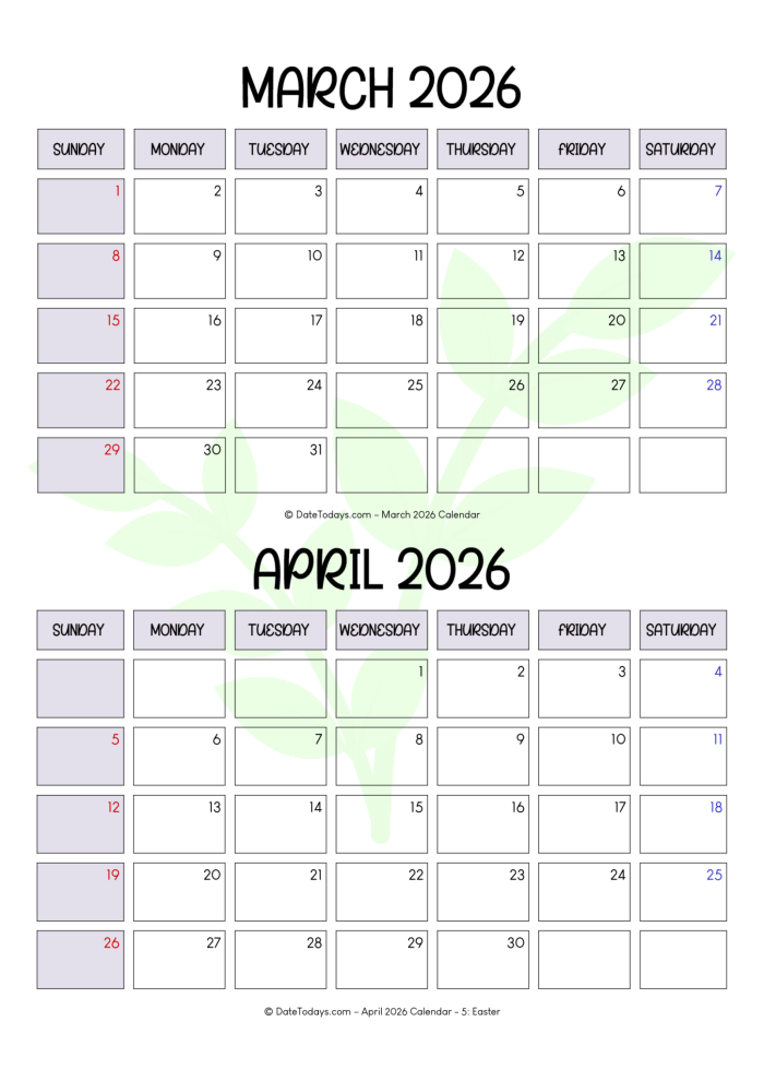 Engaging calendar math activity for young learners in March 2026 First grade worksheet for reading calendar days and dates in March 2026