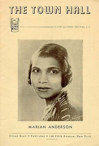 Marian Anderson worksheet for fourth graders featuring a biography and comprehension questions