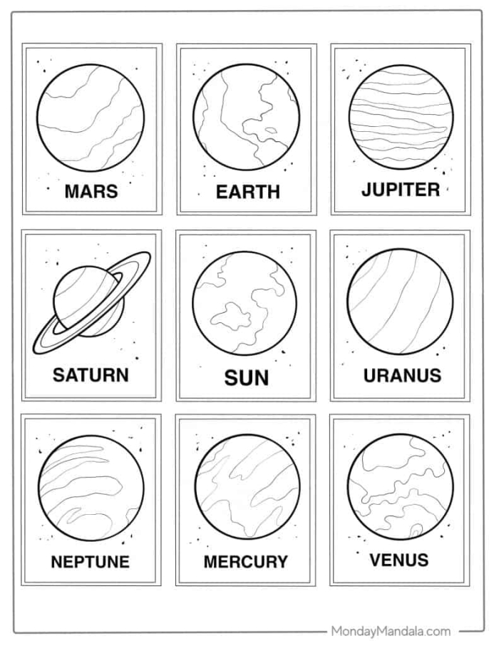 Mars worksheet for third graders featuring facts about the Red Planet