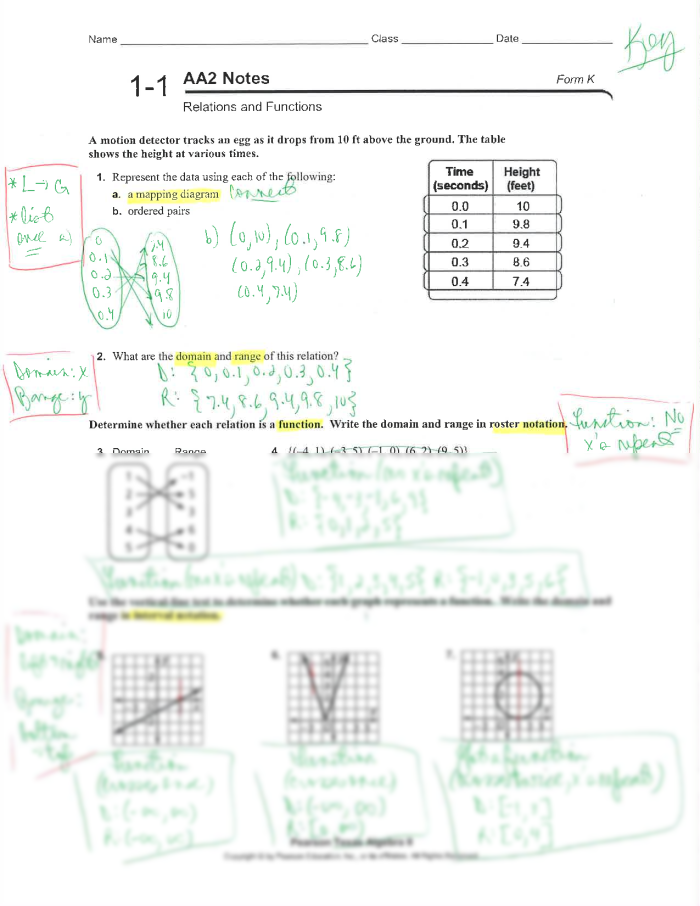 Eighth grade students matching word problem stories to function relationship graphs on algebra worksheet