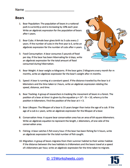 Equivalent Expression Word Problems Part 1 Worksheet Seventh Grade Measurement Practice Seventh grade math worksheet focusing on writing and identifying equivalent expressions for real-world measurement problems