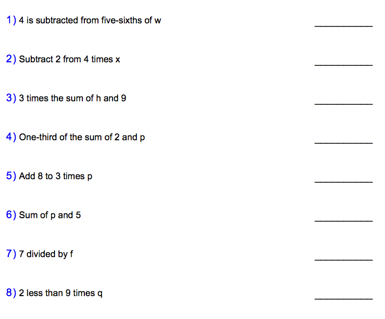 Sixth grade worksheet featuring problems on writing equivalent expressions with addition and multiplication properties