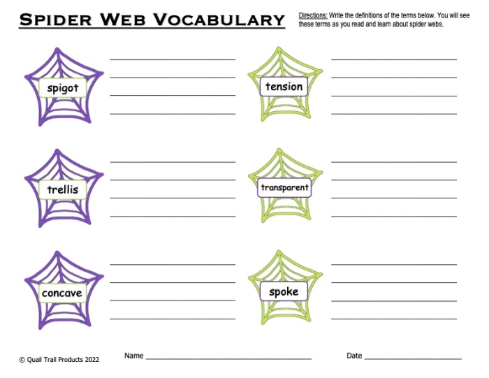 Fun Halloween geometry worksheet for practicing right angles with Simon the Spider Spider Web Angles worksheet featuring Simon the Spider and 90 degree angle creations