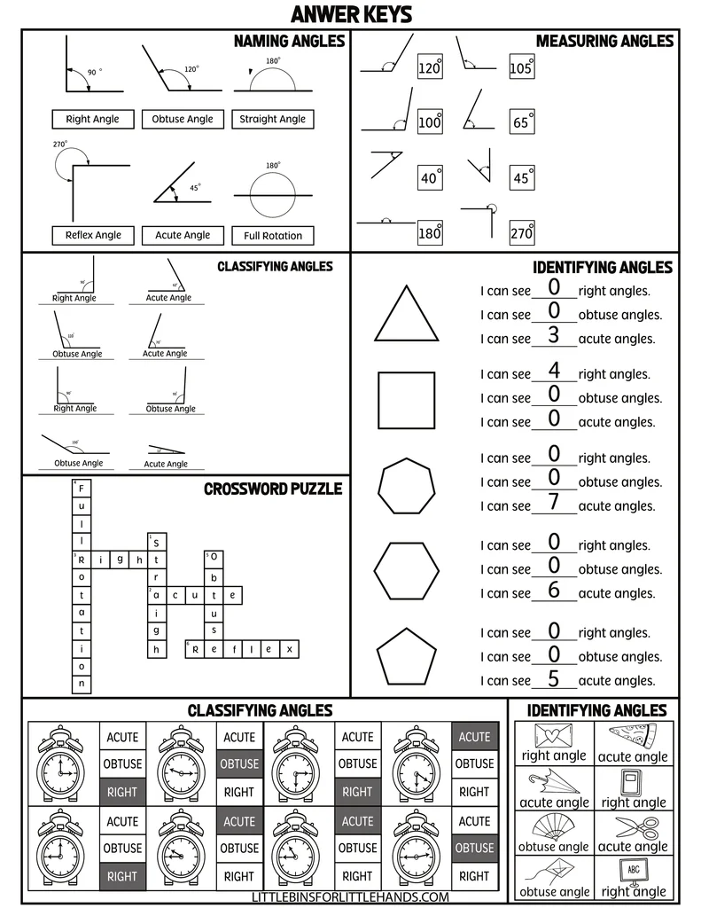 What's the Angle? worksheet for engaging fourth-grade students in angle discovery Worksheet for finding missing angles in geometry for fourth graders
