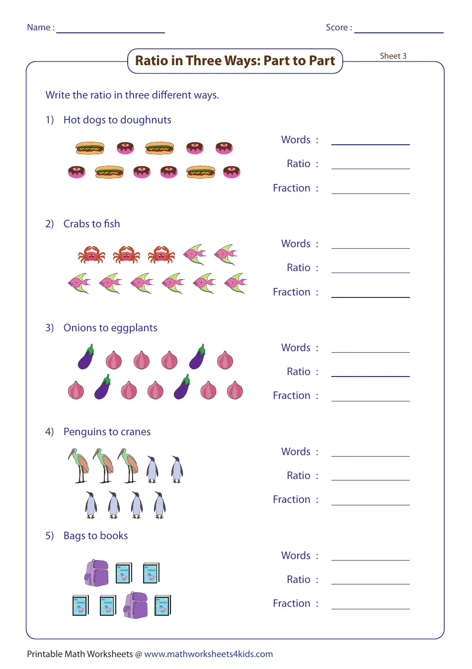 Geometric ratios and greatest common factors worksheet for grade six 12 Sixth grade math worksheet featuring geometry-based ratio practice problems