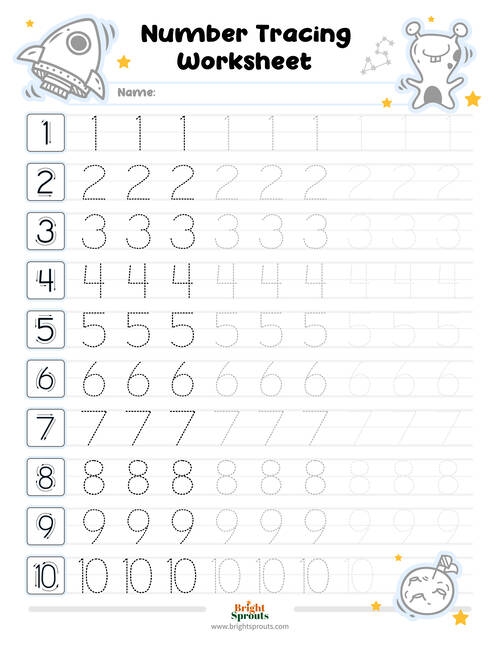Worksheet for teaching the number 6 to Pre-K students with engaging visuals