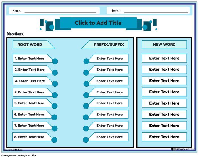 Prefix Suffix and Root Word Building Activity for Second Graders 15 Second grade worksheet for practicing prefixes suffixes and root words