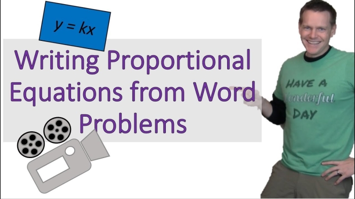 Writing Equations for Proportional Relationships Worksheet 12 Seventh grade math worksheet featuring word problems focused on writing equations for proportional relationships