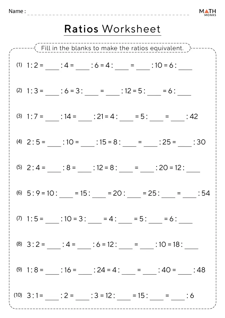 Ratios and GCF worksheet for 6th grade geometry lesson 11 Sixth grade geometry practice worksheet featuring problems on ratios and greatest common factors
