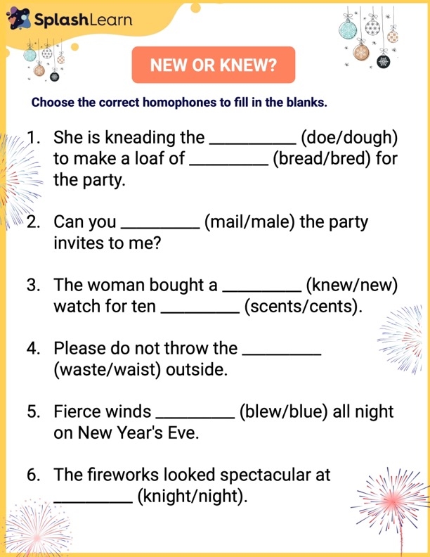 Sixth grade student completing a grammar worksheet exercise on who versus whom usage in sentences