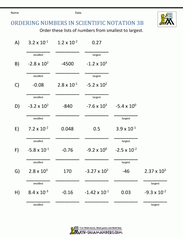 Engaging activity for eighth graders on adding and subtracting in scientific notation Worksheet for matching addition and subtraction of numbers in scientific notation