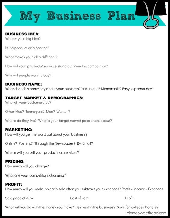 Starting a Business for Kids Worksheet Activity Eight Third grade student filling out a business plan worksheet using multiplication skills