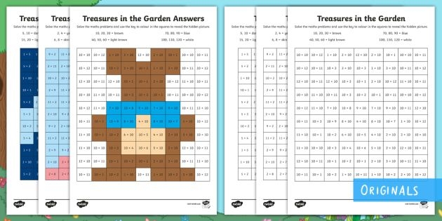 Math Mosaic worksheet featuring two-digit addition and subtraction problems for second graders to solve and color. Engaging math activity for young learners to enhance their measurement skills.