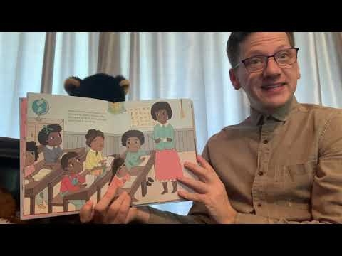 Maya Angelou worksheet for second graders introducing her contributions as an author and activist