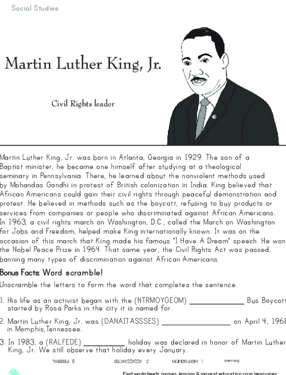 Maya Angelou worksheet for second graders highlighting her contributions as an author and activist