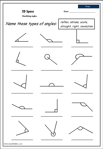 Students measuring angles with protractors in a Fourth Grade geometry worksheet