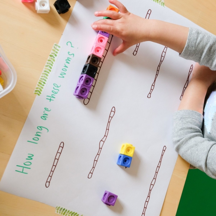 Image title featuring a creative approach to teaching measurement through worm exploration activities ALT text for a fun educational worksheet about measuring worms in a geography lesson for second graders