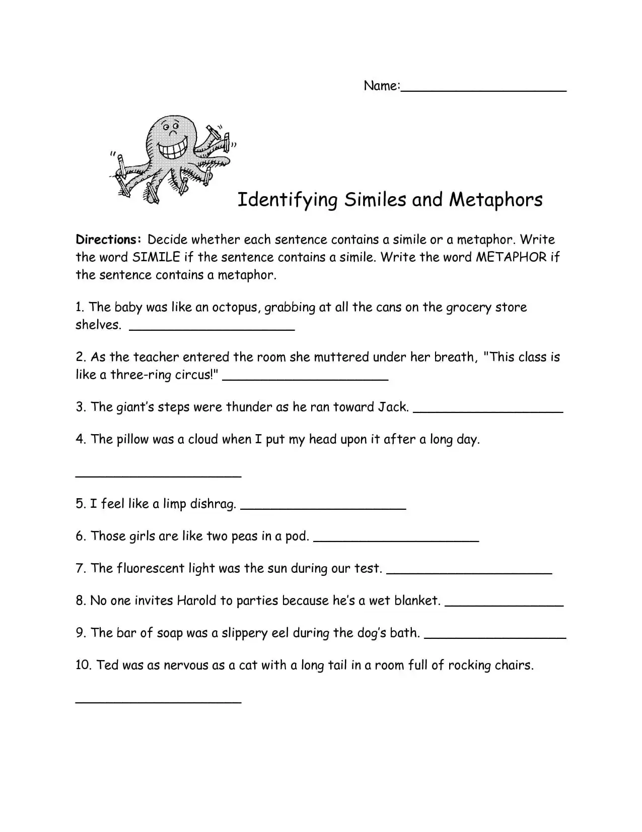 What Is a Metaphor? worksheet for third-grade reading practice Worksheet featuring a third-grade student identifying and coloring metaphors in log illustrations