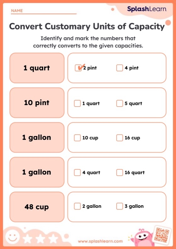 Convert Metric Units of Capacity Worksheet 13 for Elementary Math Practice Fifth grade metric capacity conversion practice worksheet with unit conversion problems and exercises