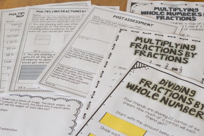Worksheet for converting metric measurements with deconstruction activities