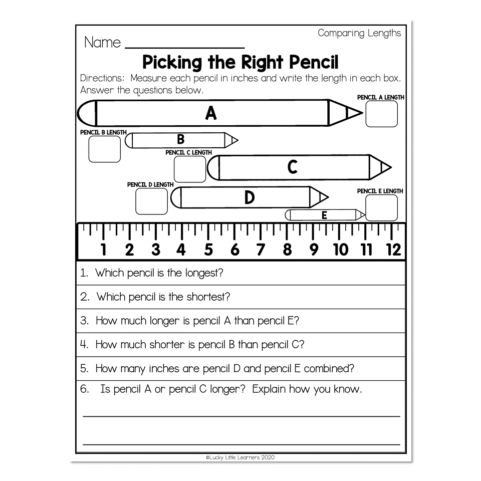 Metric Length Measurement worksheet for fifth graders focusing on word problems