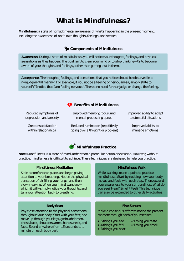 Preschooler using their five senses to practice mindfulness on a worksheet