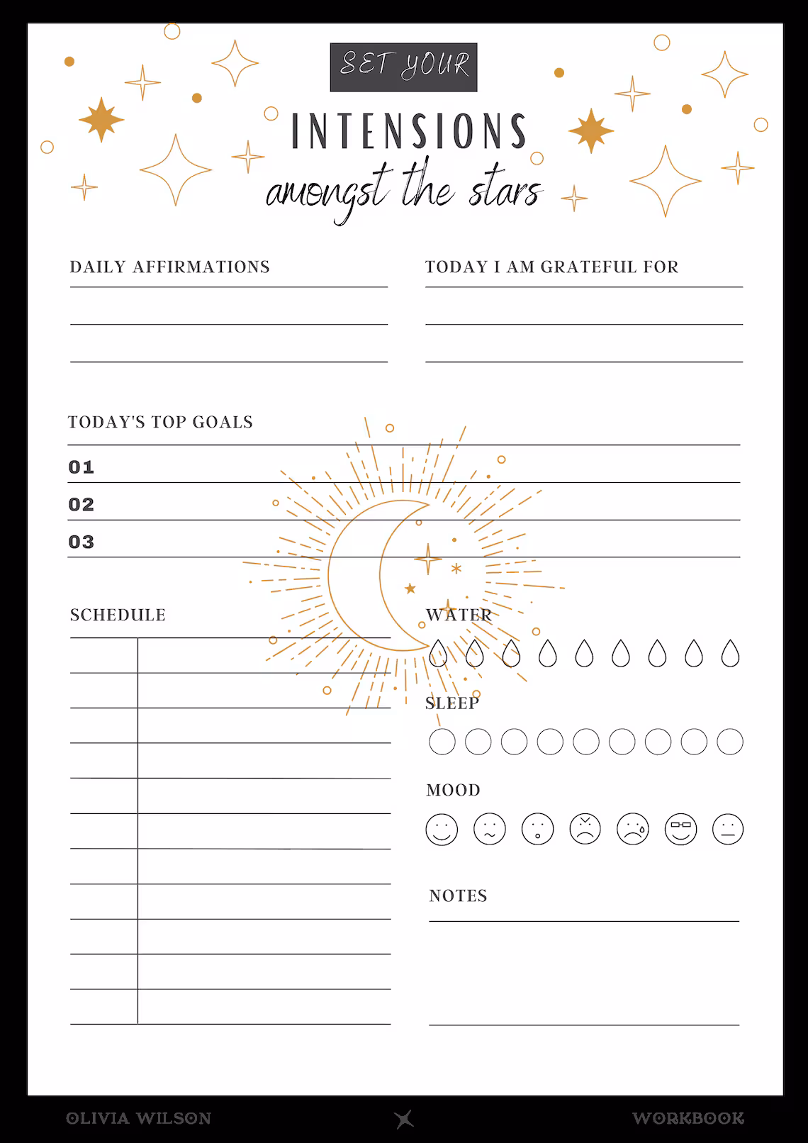 Set Your Intentions: An SEL worksheet for middle school students Mindfulness Practice worksheet to help sixth graders set their intentions